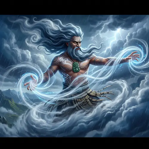 Tawhirimatea: Māori God of Wind and Storms Animation