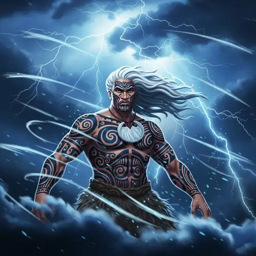 Tawhirimatea: Māori God of Wind and Storms Animation