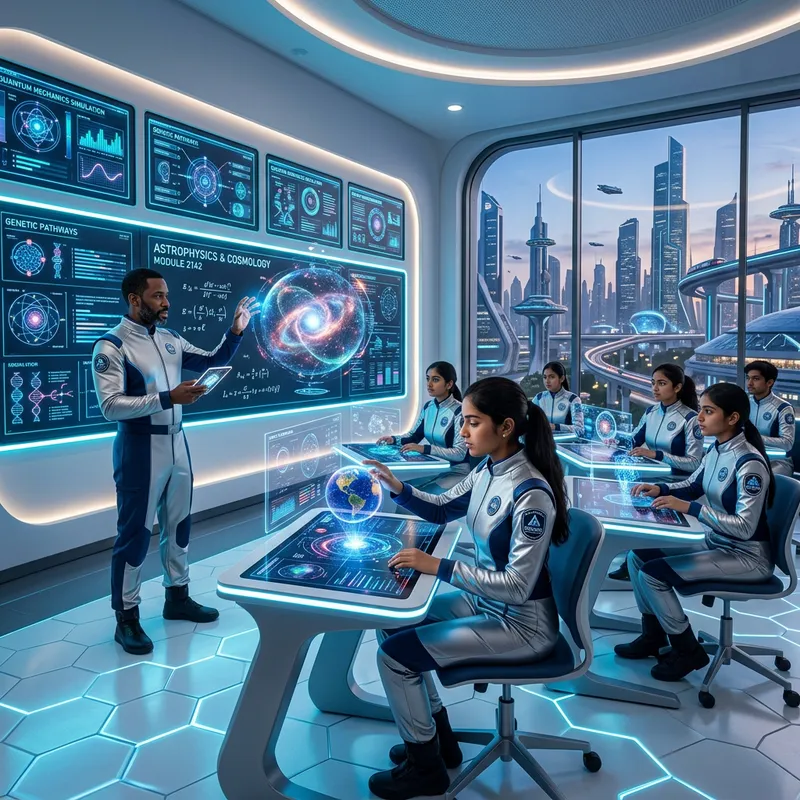 Futuristic Education: South Asian Students in High-Tech Classroom