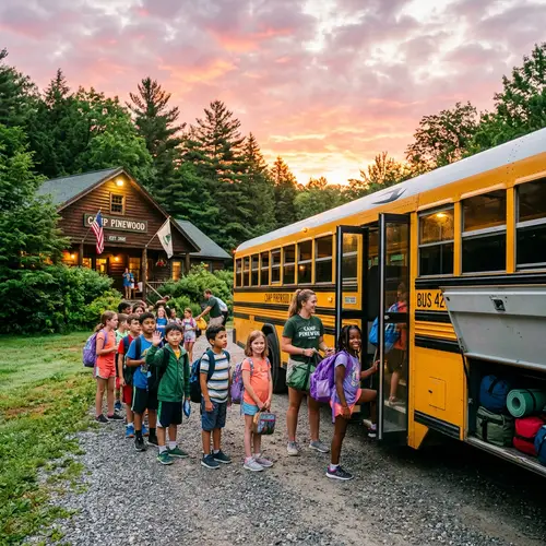 Sunrise Bus Pick-up: Summer Camp Adventure
