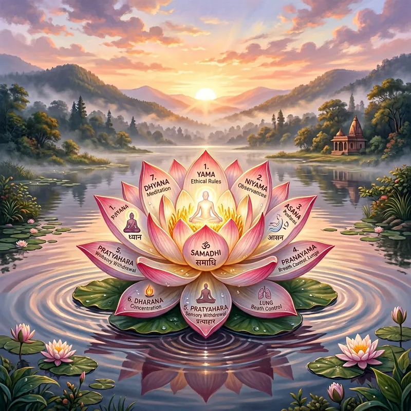 8 Limbs of Yoga: Calming & Serene Style