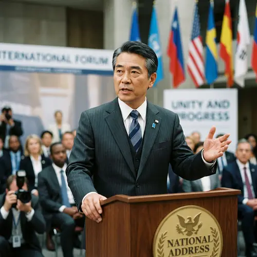 Asian Male Politician Leading Country - Government Official