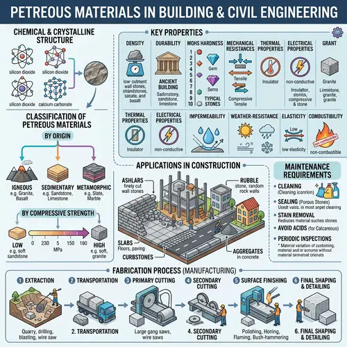 Petreous Materials in Building and Civil Engineering - Properties, Uses, and Fabrication