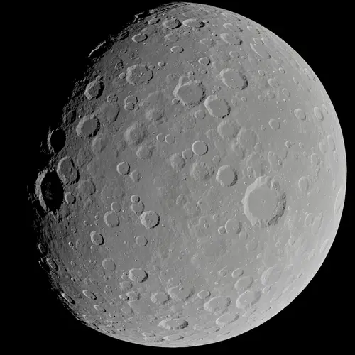 Close Up of the Lunar Surface - Realistic View