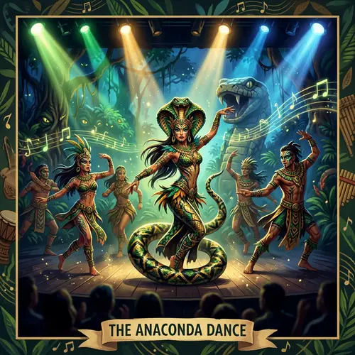 Anaconda Dance: Costumes, Stage, and Makeup Details