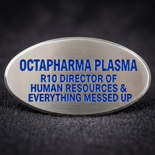 Octapharma Plasma | R10 Director of Human Resources Name Tag