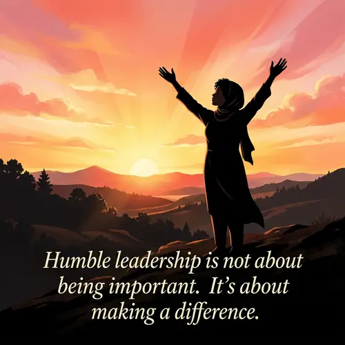 Embrace Humble Leadership at Sunrise