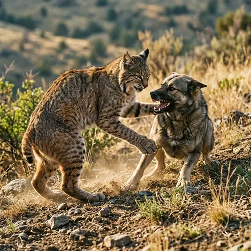 Strong Cat vs. Strong Dog: Epic Animal Battle