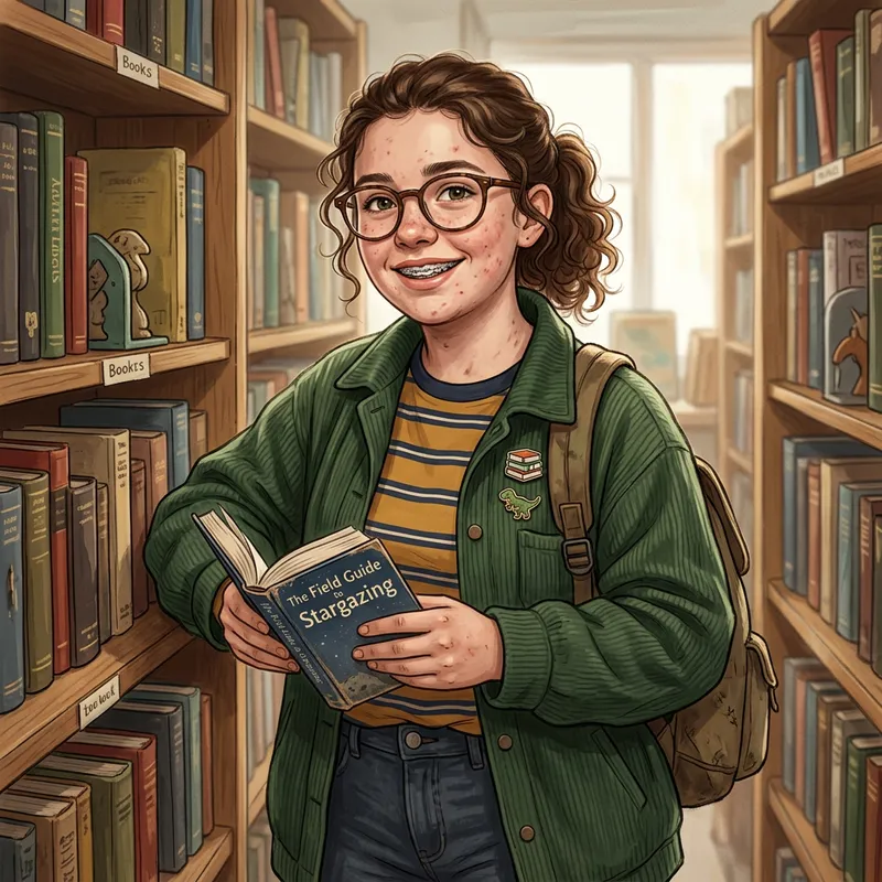 Adorable Chubby Girl with Glasses and Braces | Nerd Beauty