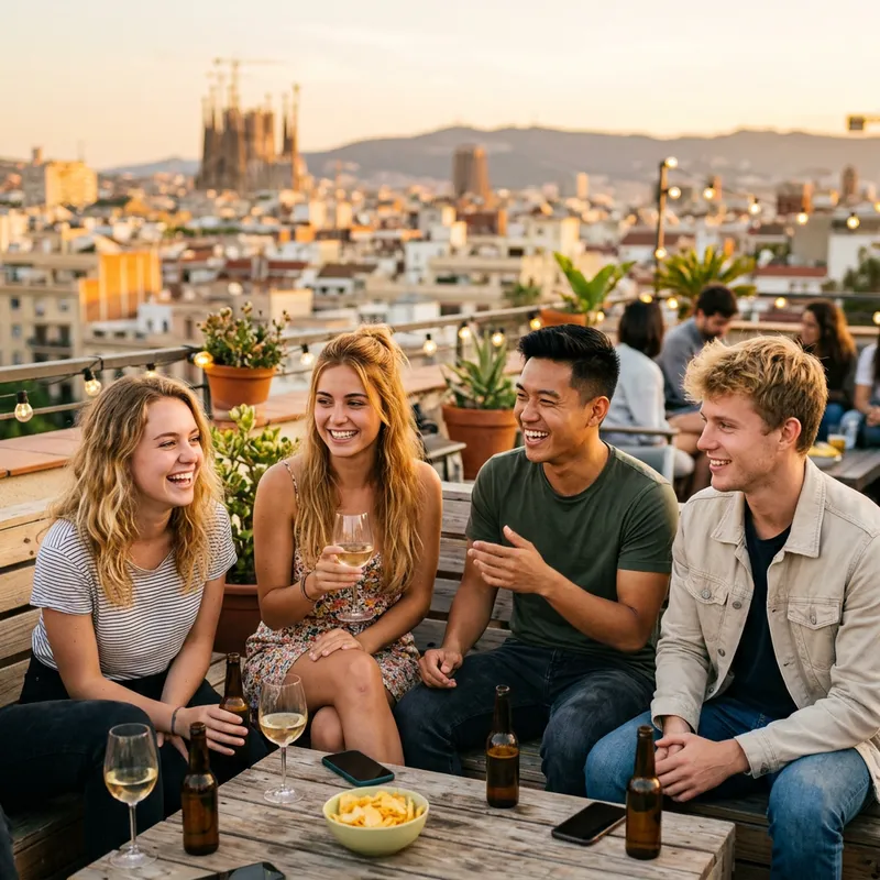 Diverse Friends Group: Unique Personalities Together