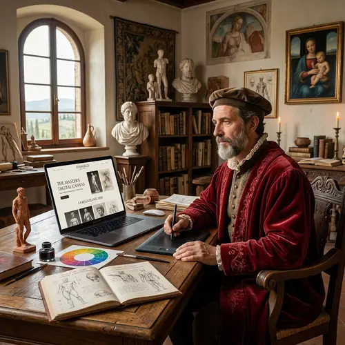 Michelangelo: Renaissance Artist Creating Elegant Websites