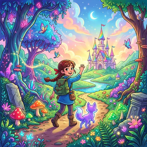 Colorful Animated-Style Image Creation