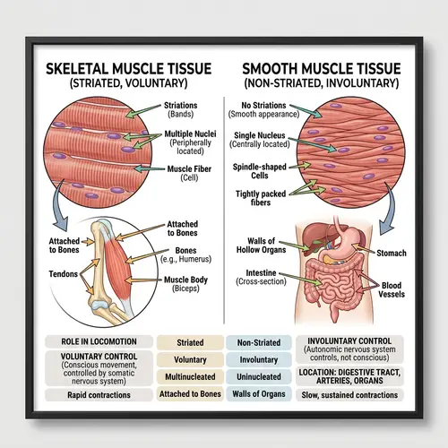Skeletal Muscles vs Smooth Muscle: A Detailed Comparison