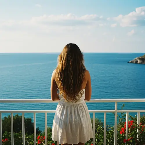 Summer Dreams: Balcony Views of the Sea