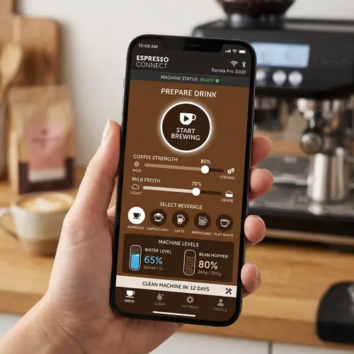 Smart Espresso Control App | Manage Brewer & Froth Levels