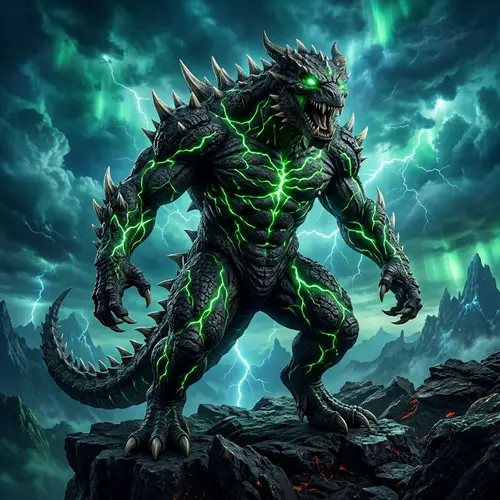 Majestic 9-Foot Beast with Electric Glow
