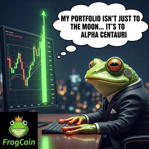 Funny Frog Meme for Memecoin Lovers