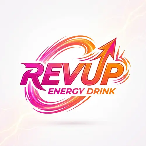 RevUP Energy Drink Logo Design