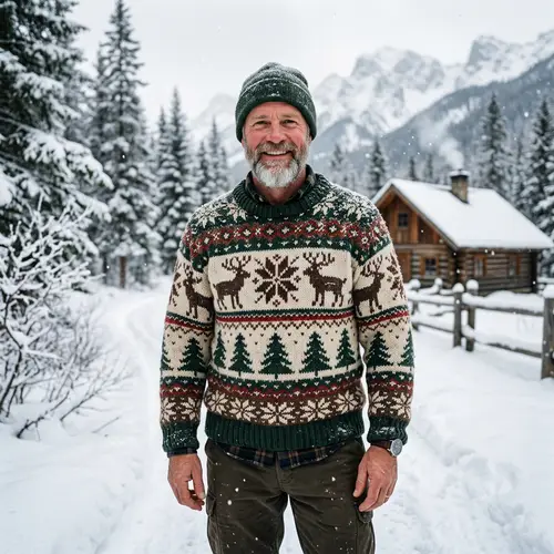 Vintage Fair Isle Sweater for Winter Style