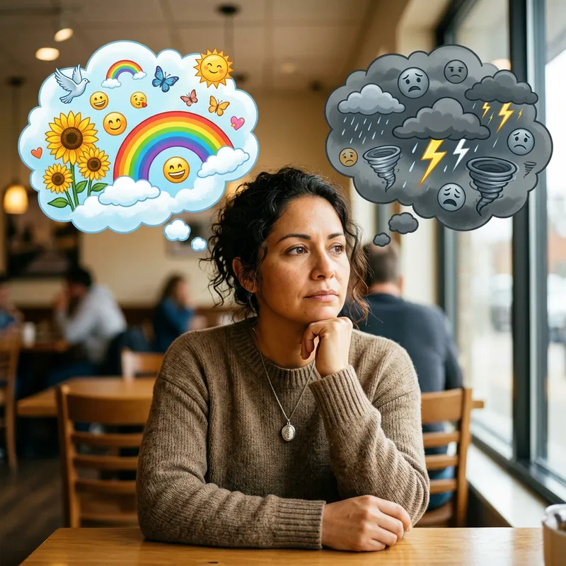 Positive and Negative Thoughts: A Visual Exploration Positive and Negative Thoughts: A Visual Exploration