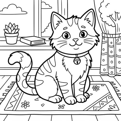 Coloring Pages for Cats - Free PDF Downloads