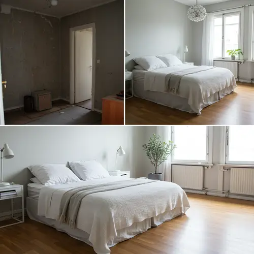 Bedroom Renovation Before and After