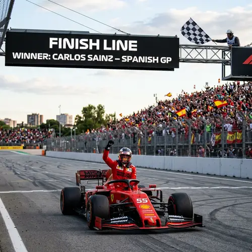 F1 Driver Wins Grand Prix Race