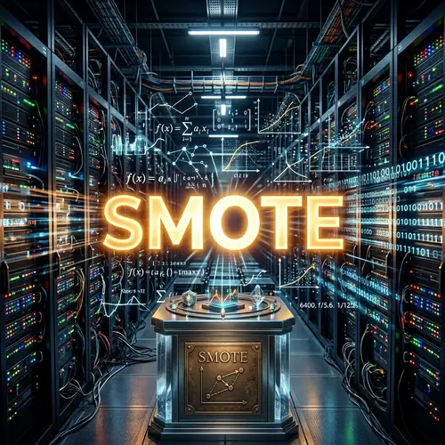 SMOTE: Science and Big Data Image with Servers and Formulas