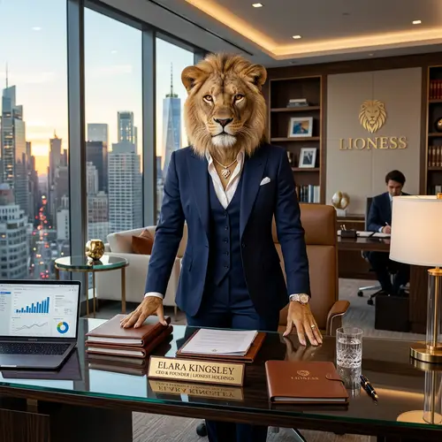 Business Woman as a Lion: Empowerment in the Office