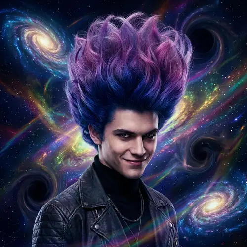 Emperor Kayn | Cosmic Villain with Blue & Purple Hair