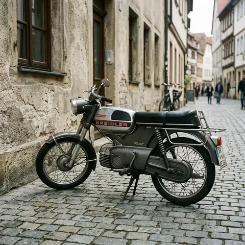 Kreidler Motorräder auf der Straße
