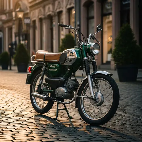 Kreidler Motorräder auf der Straße