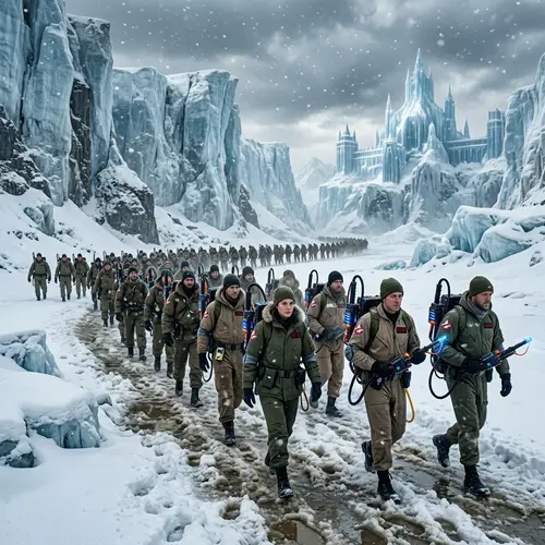 Ghostbusters in Frozen Empire: Ice-clad Ghost Hunters Marching On