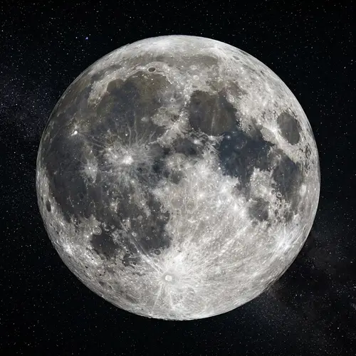 Gray Moon: Mystical Lunar Beauty