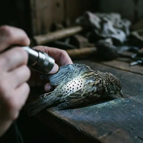 Mystery of Holes on a Sparrow's Body Revealed