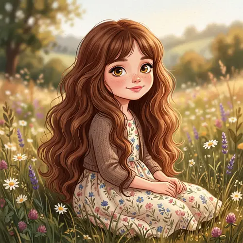 Stunning Digital Illustration of a Girl