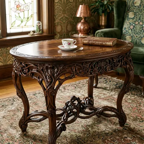 Art Nouveau Coffee Table - Elegant Designs