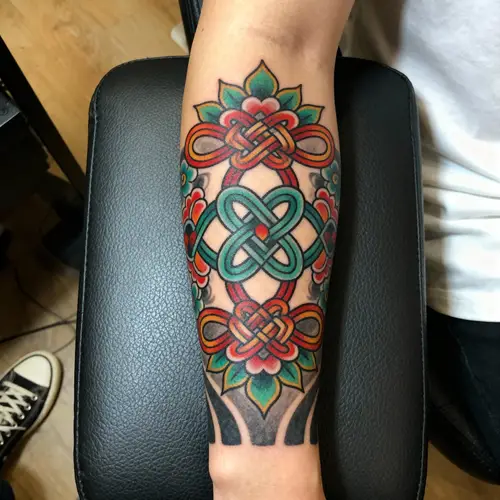 Traditional Korean Knot Tattoo Designs