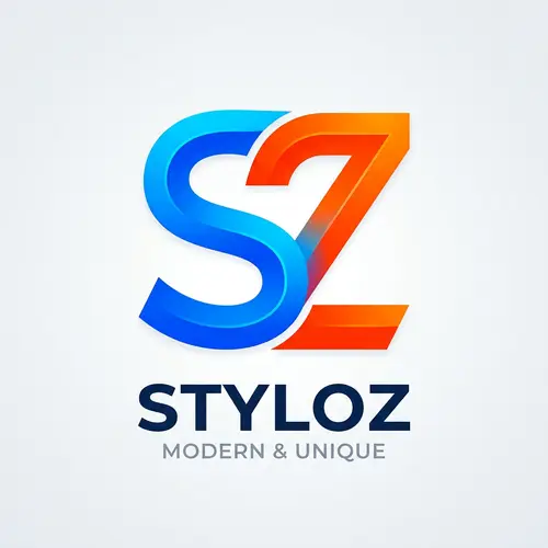 Stylish and Modern Logo Design with 'S' and 'Z'