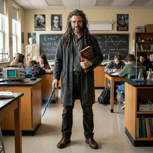 Mysterious Son of Loky and Severus Snape: Physics School Teacher