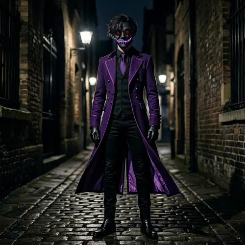 Stylish 185cm Dark Aesthetic Character Design