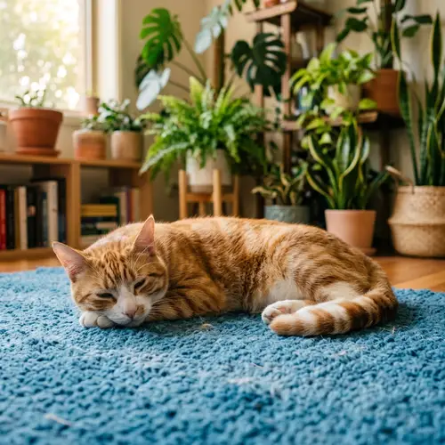 Realistic Depiction of a Domestic Shorthair Cat