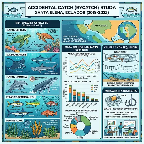 Accidental Catch of Marine Flora and Fauna in Santa Elena Study