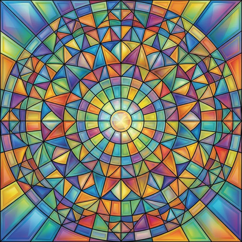 Radial Balance: A Visual Exploration of Geometry