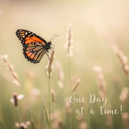 Delicate Butterfly: One Day at a Time