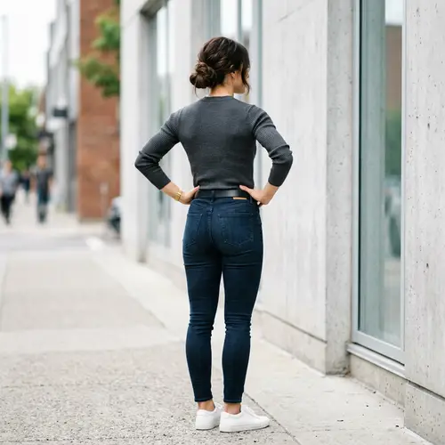 Stylish Contemporary Woman with Fit Physique | Fashion Portrait