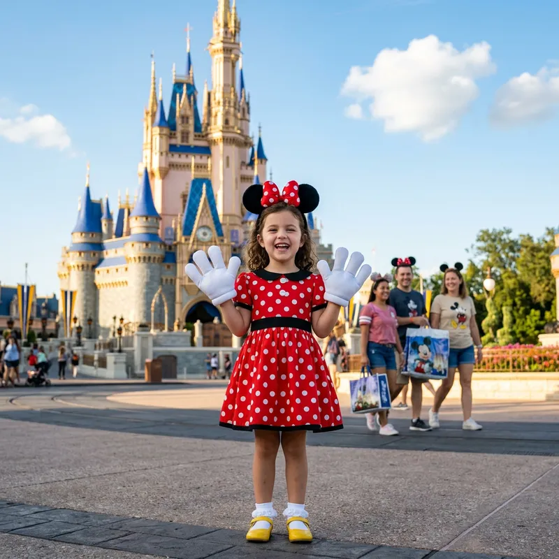 Dressing Your Daughter as Minnie at Disney