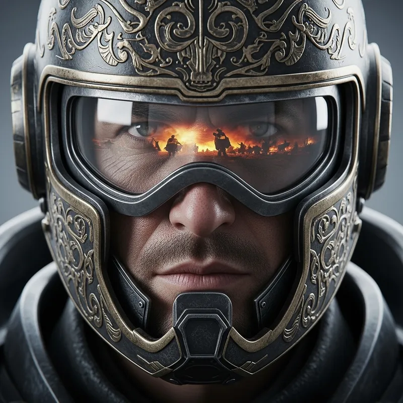 Futuristic Soldier: Valor Meets Innovation