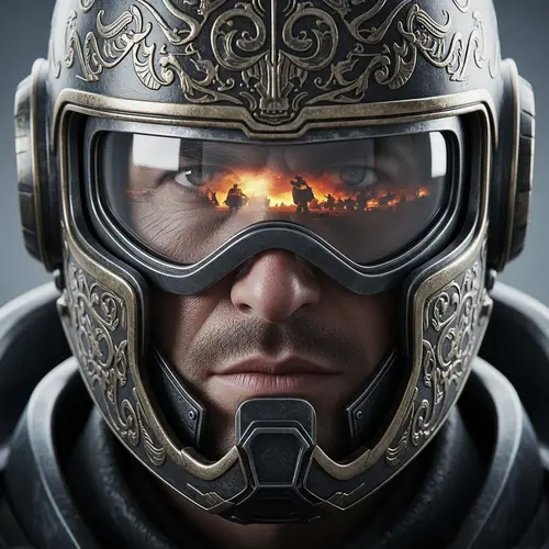 Futuristic Soldier: Valor Meets Innovation