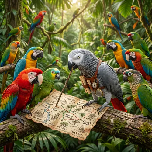 Poppy the Strategic Parrot: Mastering the Flock